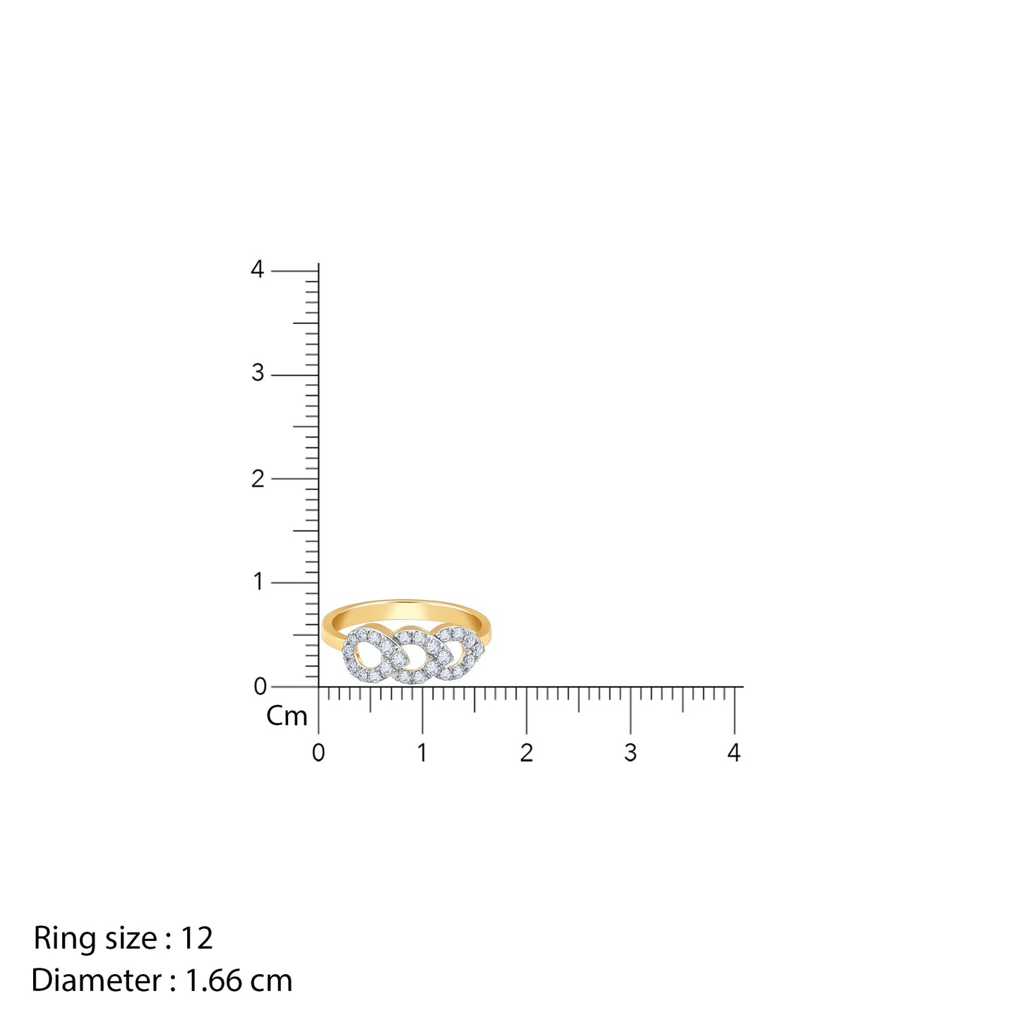 Gold Aureline Diamond Ring