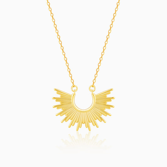 Anushka Sharma Golden Radiant Sunrise Necklace