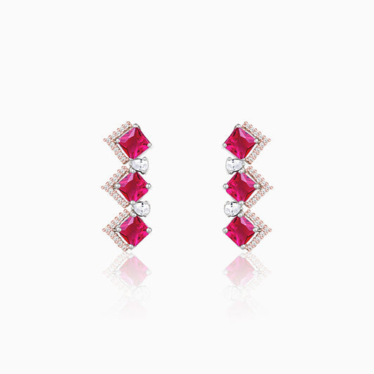 Anushka's Royal Pink Earrings