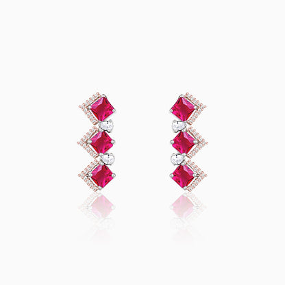 Anushka's Royal Pink Earrings